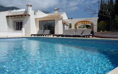 Villa zur Miete mit wunderschönem Breitem Blick in Altea Costa Blanca