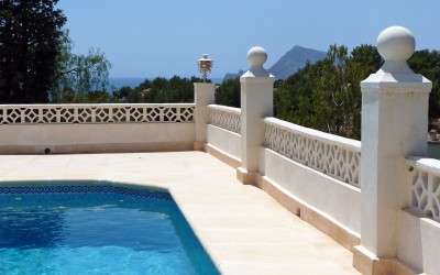 Villa à louer avec de belles vues dégagées à Altea Costa Blanca