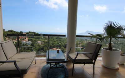 Nice apartment with panoramic views in Altea