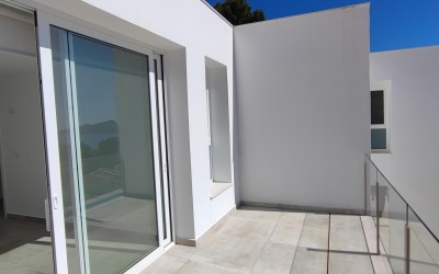 Luxurious modern design villa with sea views in Altea Hills.