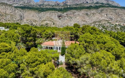 Exclusive villa in Altea offering complete privacy in a natural setting.