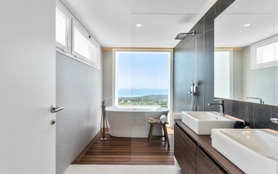 Contemporary Mediterranean Villa with Panoramic Sea Views