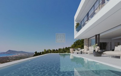 Luxury Villa with Panoramic Mediterranean Sea Views