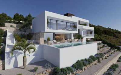 Luxury Villa with Panoramic Mediterranean Sea Views