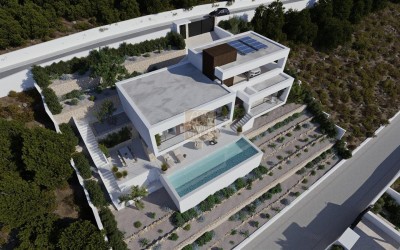 Luxury Villa with Panoramic Mediterranean Sea Views
