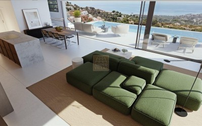Luxury Villa with Panoramic Mediterranean Sea Views