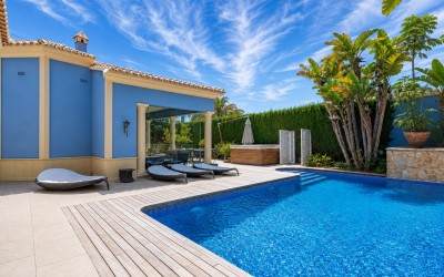 Elegante einstöckige Villa mit privatem Pool in Calpe