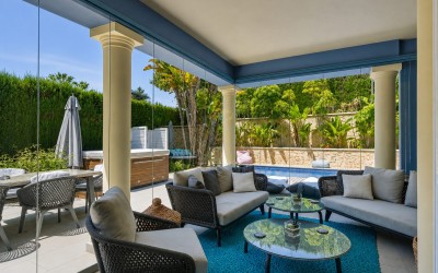 Elegante einstöckige Villa mit privatem Pool in Calpe