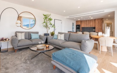 Moderne freistehende Villa in Polop mit Ausblick und privatem Pool