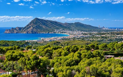 Duplex-Penthouse mit Panoramablick auf das Meer in Altea La Vella
French: