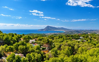 Duplex-Penthouse mit Panoramablick auf das Meer in Altea La Vella
French: